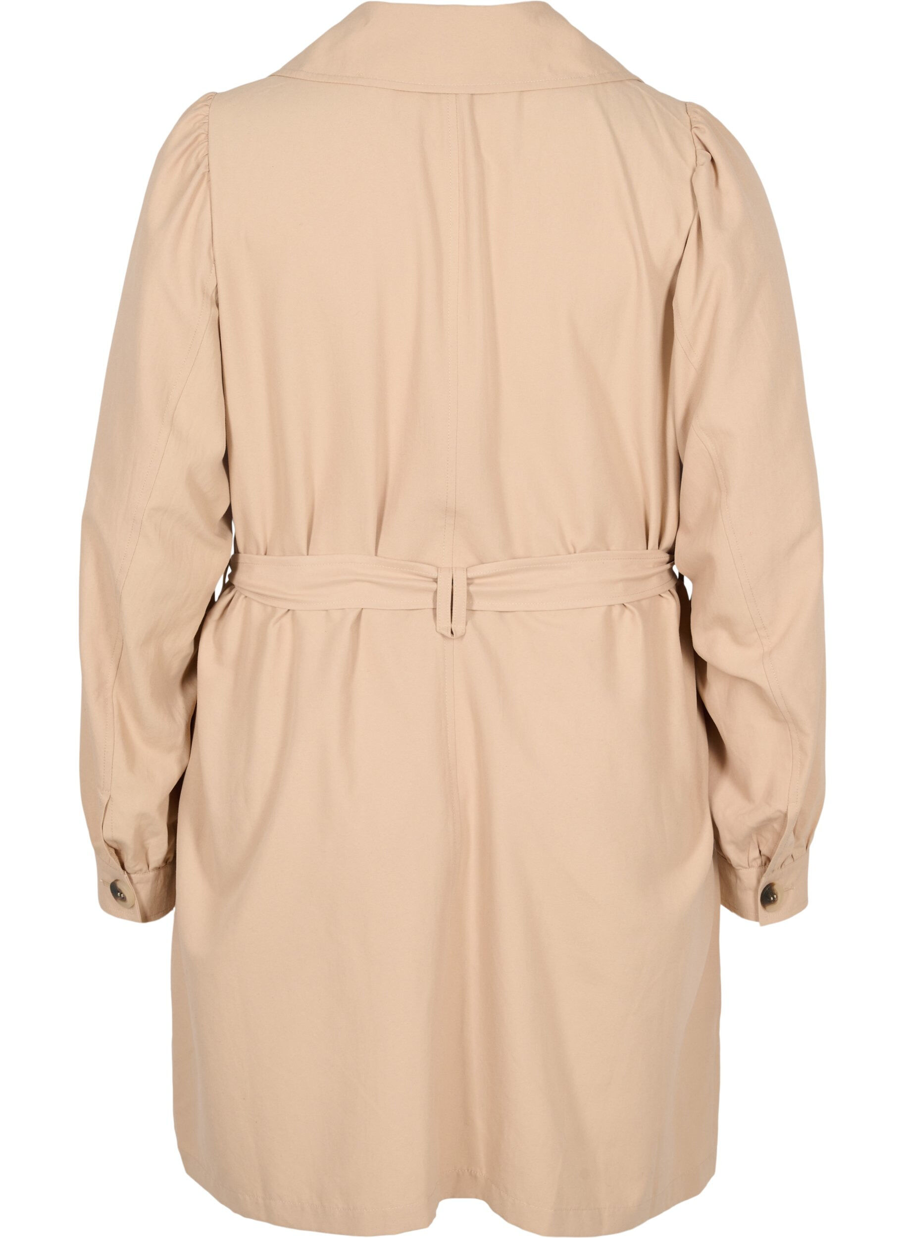 Zizzi Trench-coat avec ceinture et poches, Nomad, Packshot image number 1