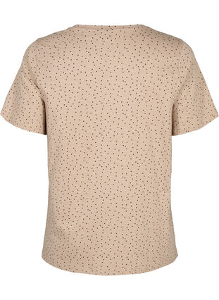 T-shirt à pois en coton biologique	, Natural Dot, Packshot image number 1