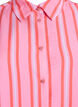 Chemise &agrave; rayures en viscose &agrave; manches courtes, Rose, Packshot image number 2
