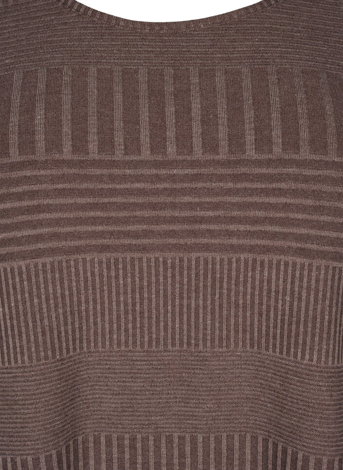 Blouse avec manches 3/4 et motif rayé, Ch. Martini Mel., Packshot image number 2