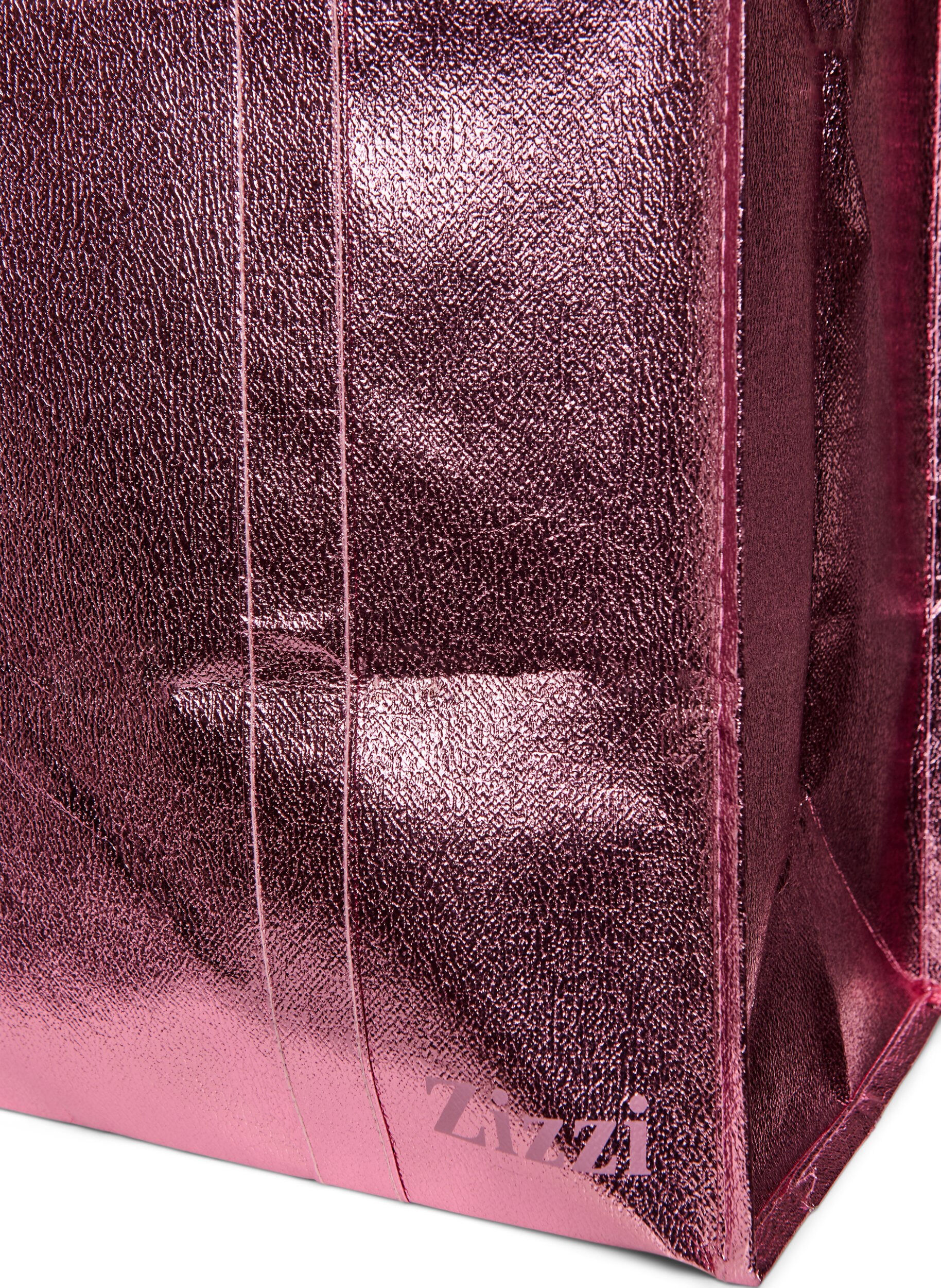 Zizzi Sac de magasinage avec fermeture &eacute;clair, Rose, Packshot image number 2