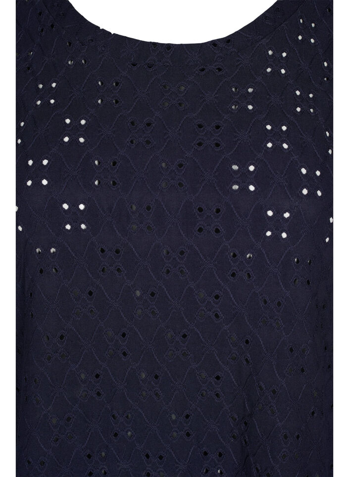 Haut avec broderie anglaise, Night Sky, Packshot image number 2