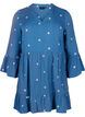 Robe en coton doux avec des fleurs brodées, Blue Horizon Daisy, Packshot image number 0
