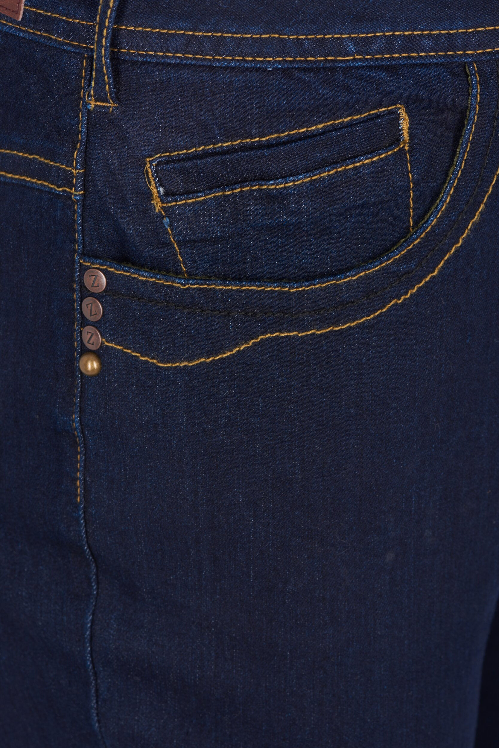 ZizziJean Vilma coupe slim &agrave; taille haute, Bleu, Packshot image number 2