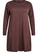 Robes tricot&eacute;es en m&eacute;lange coton-viscose, Marron, Packshot image number 0