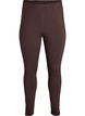 Leggings en coton avec doublure, Marron, Packshot image number 0