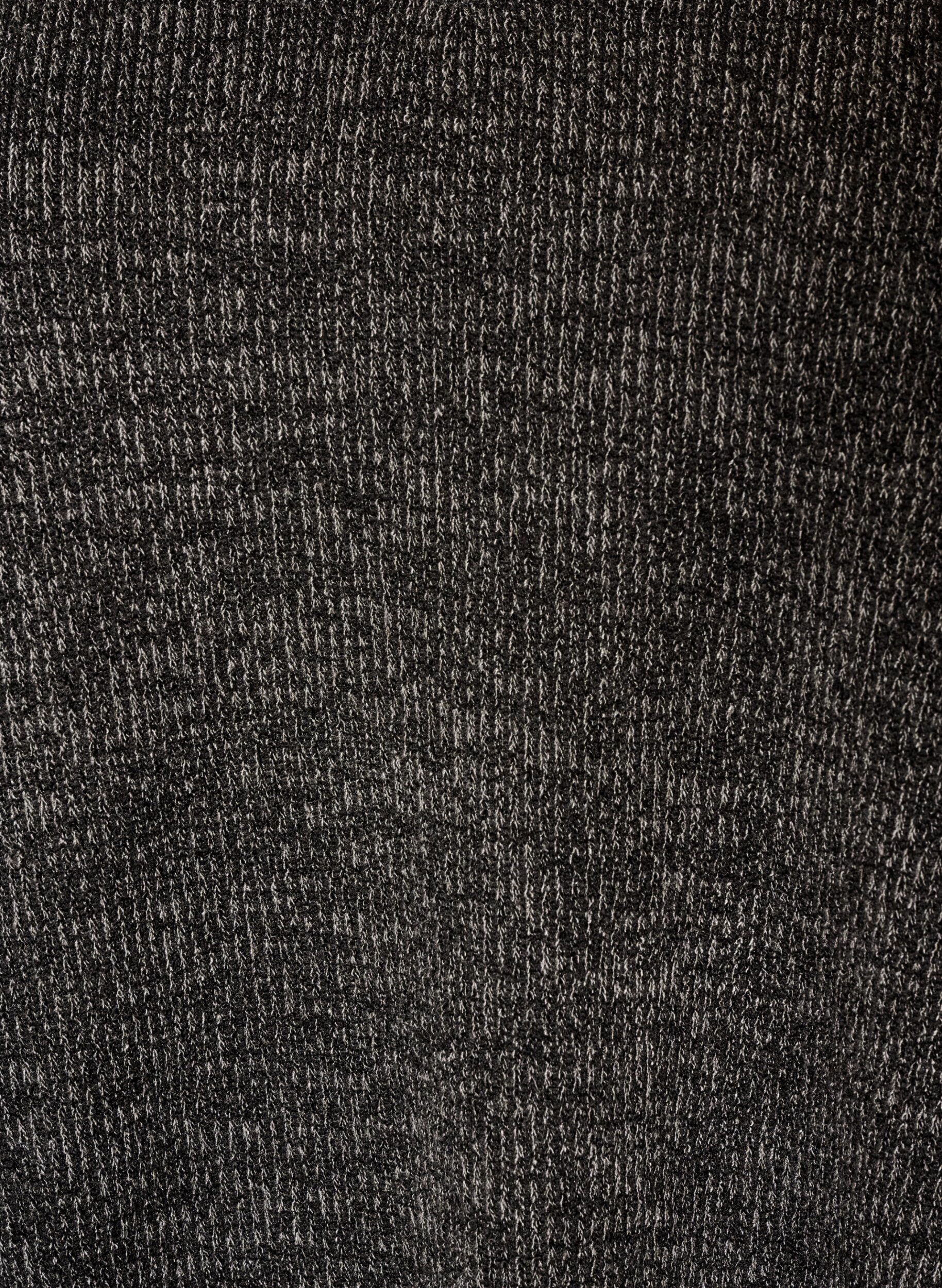 ZizziBlouse en jersey avec col en V et manches longues, Noir, Packshot image number 2