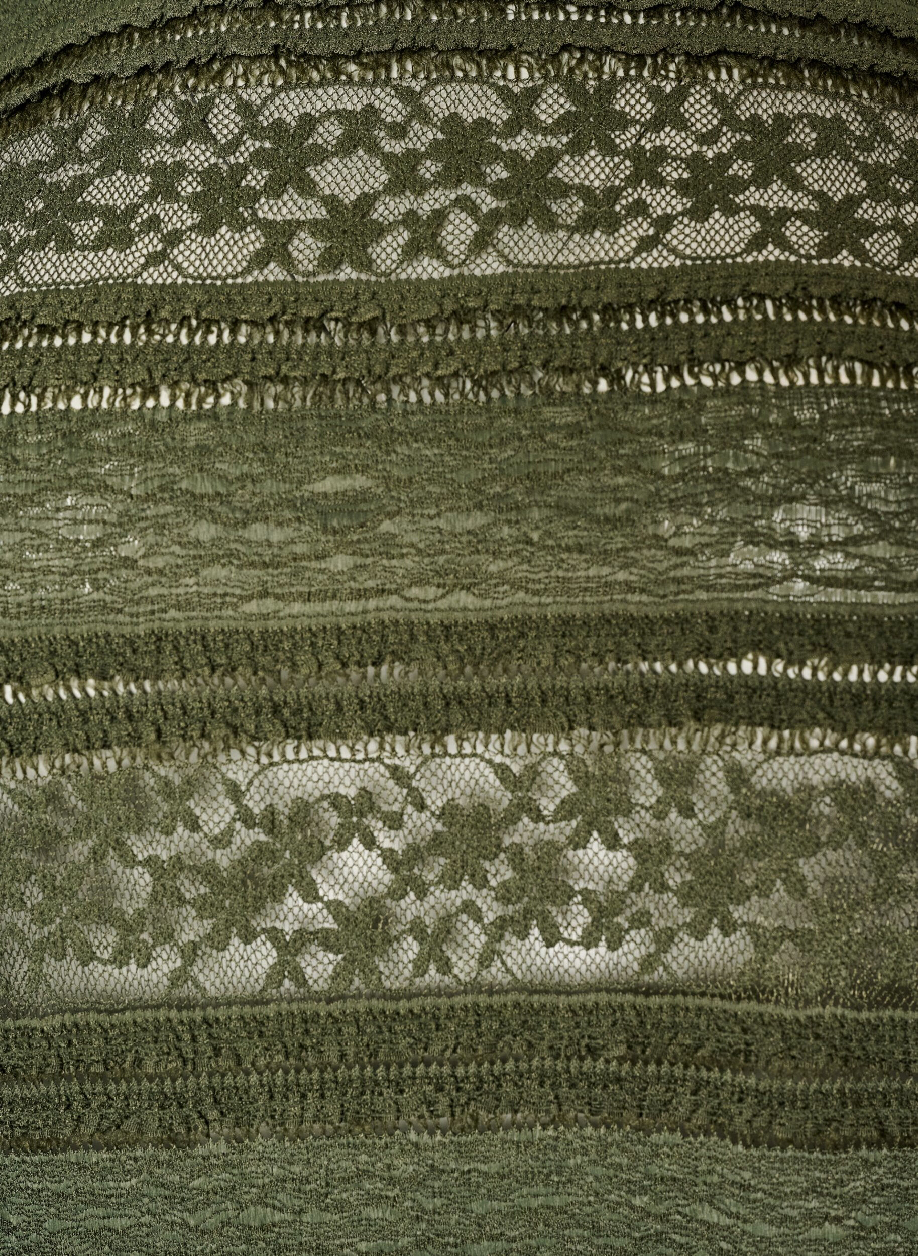 ZizziBlouse en dentelle avec manches longues, Vert fonc&eacute;, Packshot image number 2