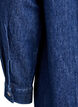 Robe courte en jean avec col et d&eacute;collet&eacute; en V, Bleu, Packshot image number 3