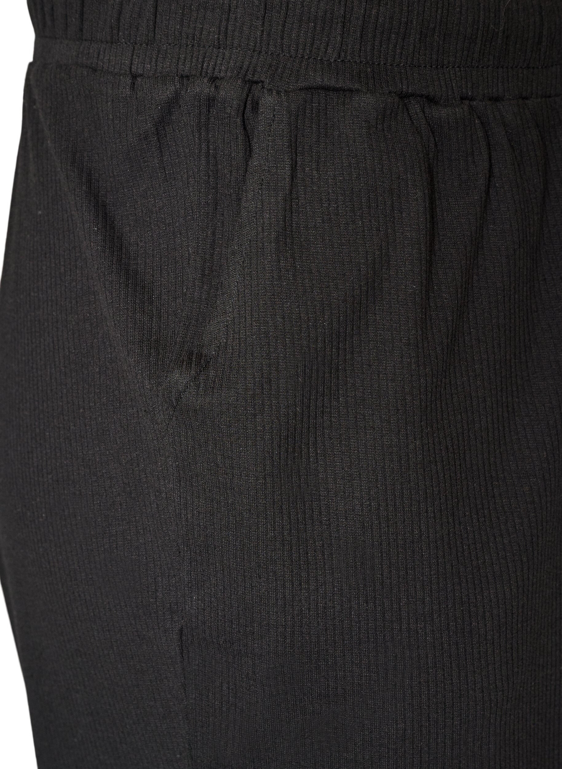 ZizziBas de pyjama c&ocirc;tel&eacute; &agrave; coupe droite, Noir, Packshot image number 3