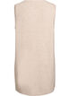 Robe courte en maille sans manches, Beige, Packshot image number 1