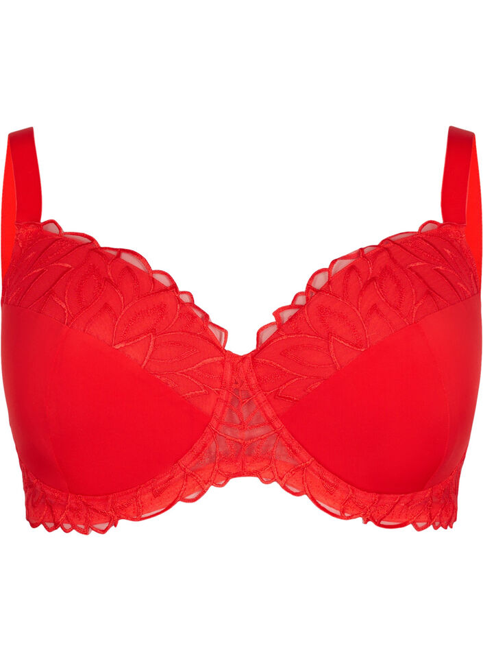 Soutien-gorge rembourré avec dentelle, Salsa, Packshot image number 0