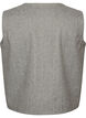 Gilet &agrave; col V avec boutons, Gris, Packshot image number 1