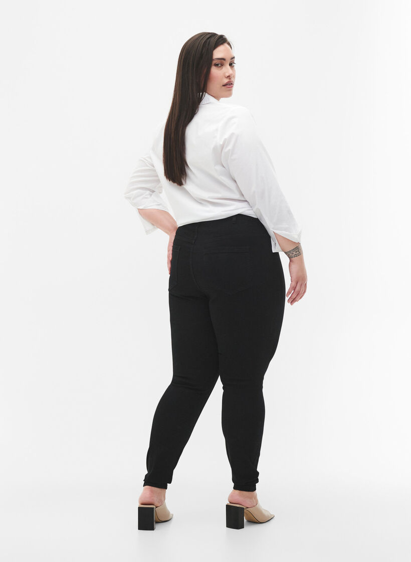 Jeggings avec poches arrière, Black, Model image number 1