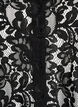 Blouse en dentelle &agrave; manches courtes et col V, Noir, Packshot image number 2