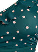 Haut de bikini &agrave; pois avec volants, Vert fonc&eacute;, Packshot image number 2