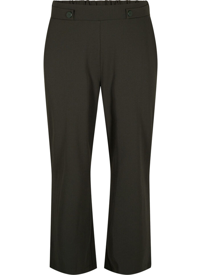 Pantalon ample avec poches, Vert fonc&eacute;, Packshot image number 0