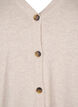 cardigan tricoté en laine mérinos, Pumice Stone Mel., Packshot image number 2