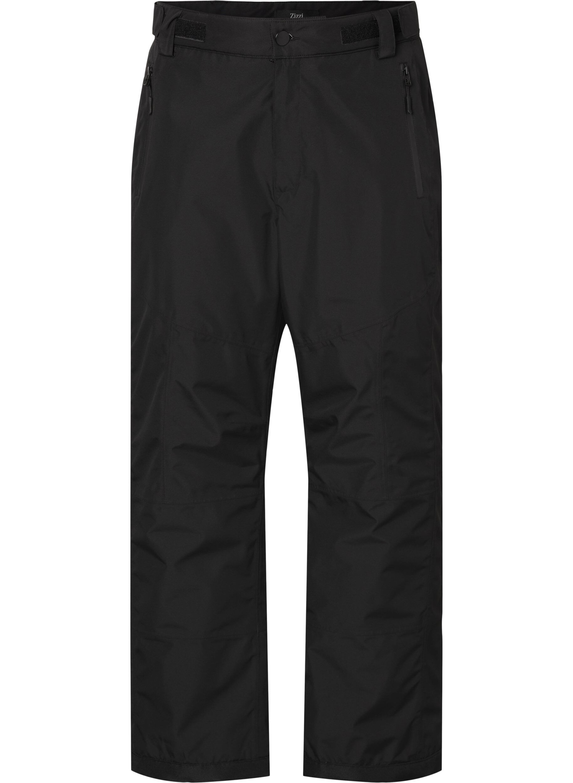 Zizzi Pantalon de ski avec taille r&eacute;glable, Black, Packshot image number 0