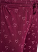 Pantalon de pyjama taille haute en coton, Bordeaux, Packshot image number 2