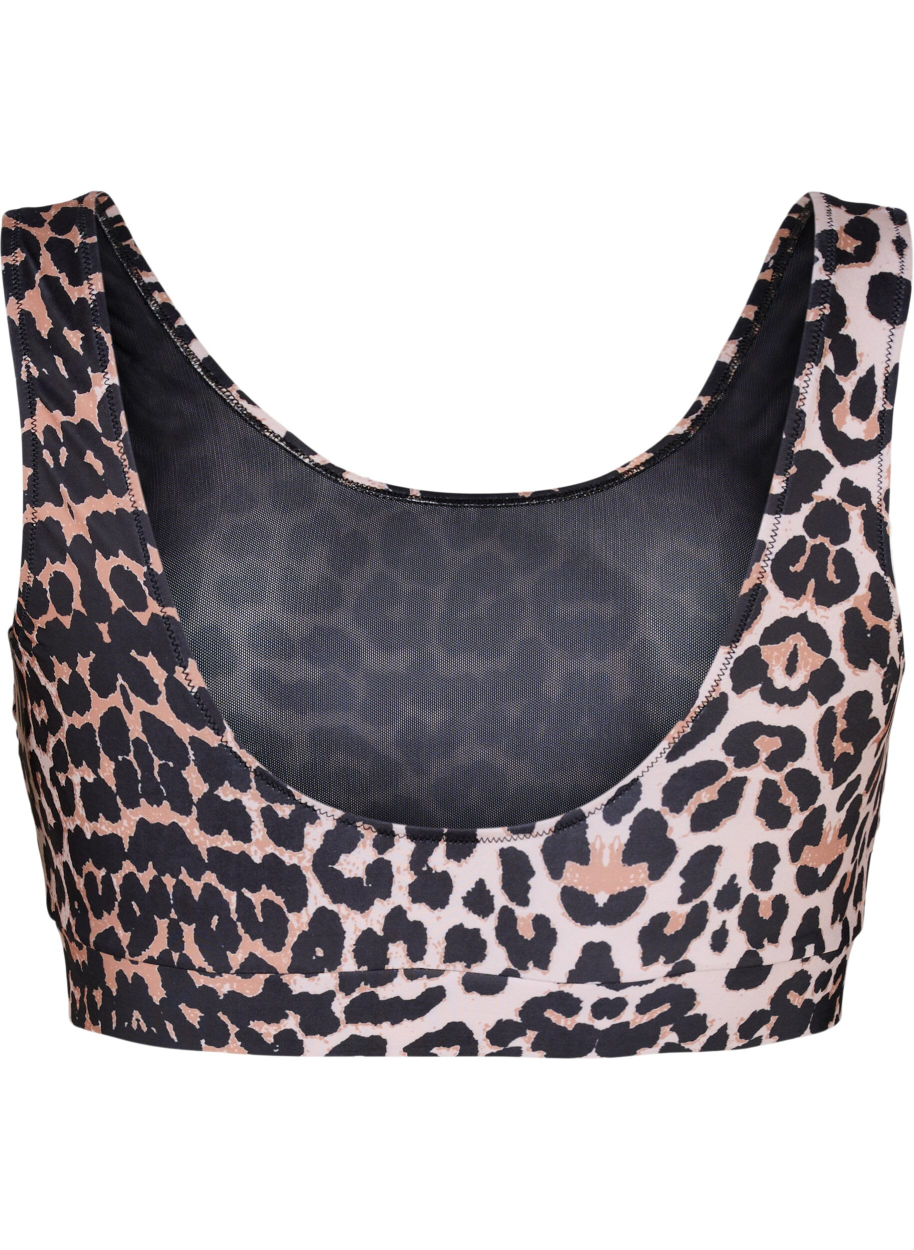 Zizzi Haut de bikini &agrave; encolure ronde, Leo, Packshot image number 1