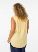 Chemisier en viscose sans manches, Jaune clair, Model image number 2