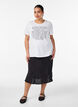 T-shirt imprim&eacute;, Blanc, Model image number 1