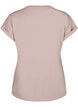 T-shirt &agrave; manches courtes en m&eacute;lange de coton, Rose poudr&eacute;e, Packshot image number 1