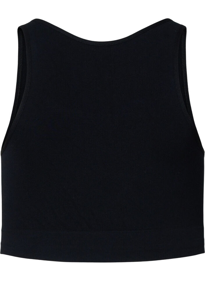 Soutien-gorge doux avec maille, Black, Packshot image number 1