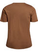 T-shirt imprim&eacute;, Marron, Packshot image number 1