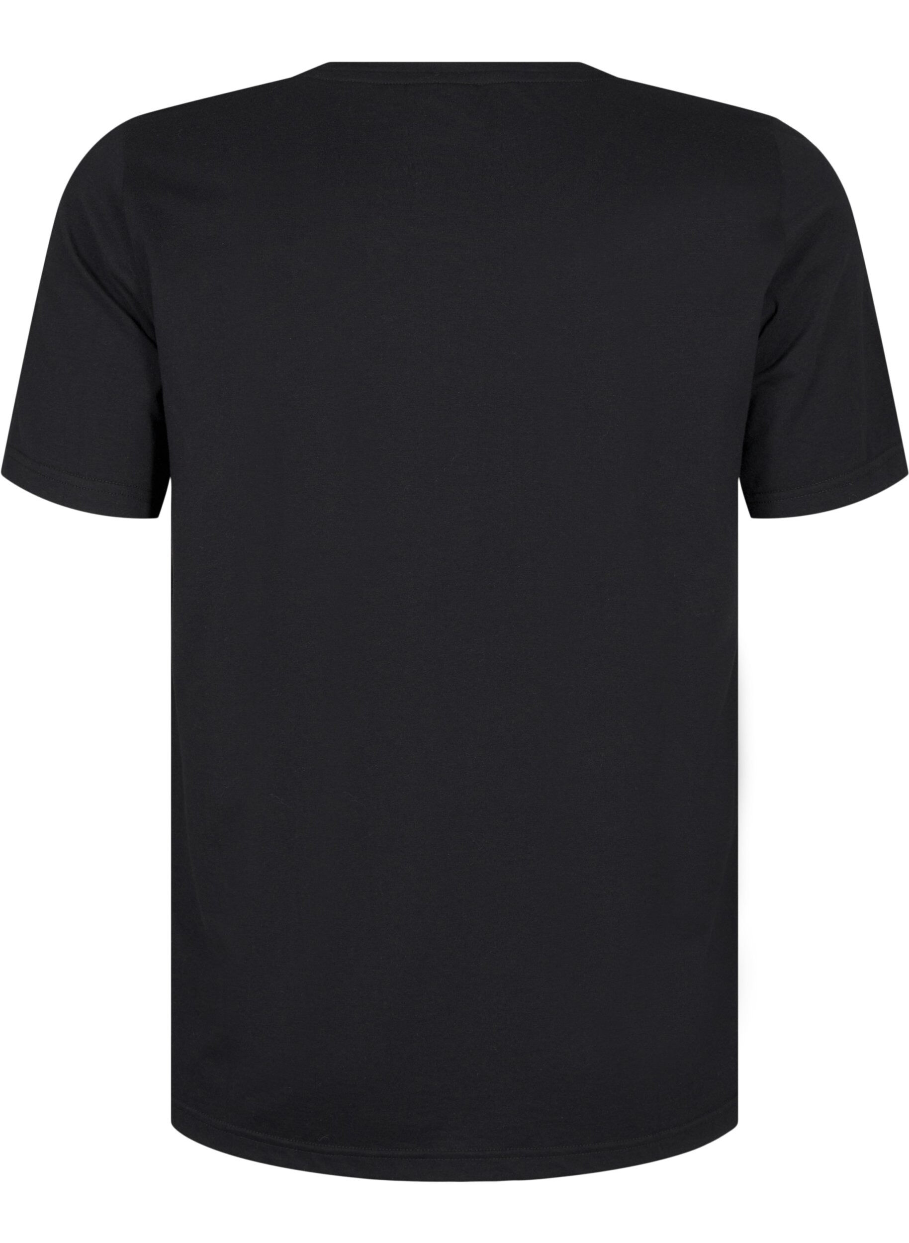 Zizzi FLASH &ndash; T-shirt imprim&eacute;, Black R. Gold Flower, Packshot image number 1
