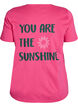 T-shirt imprim&eacute;, Rose, Packshot image number 1