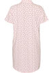 Chemise de nuit en coton &agrave; boutons, Rose, Packshot image number 1