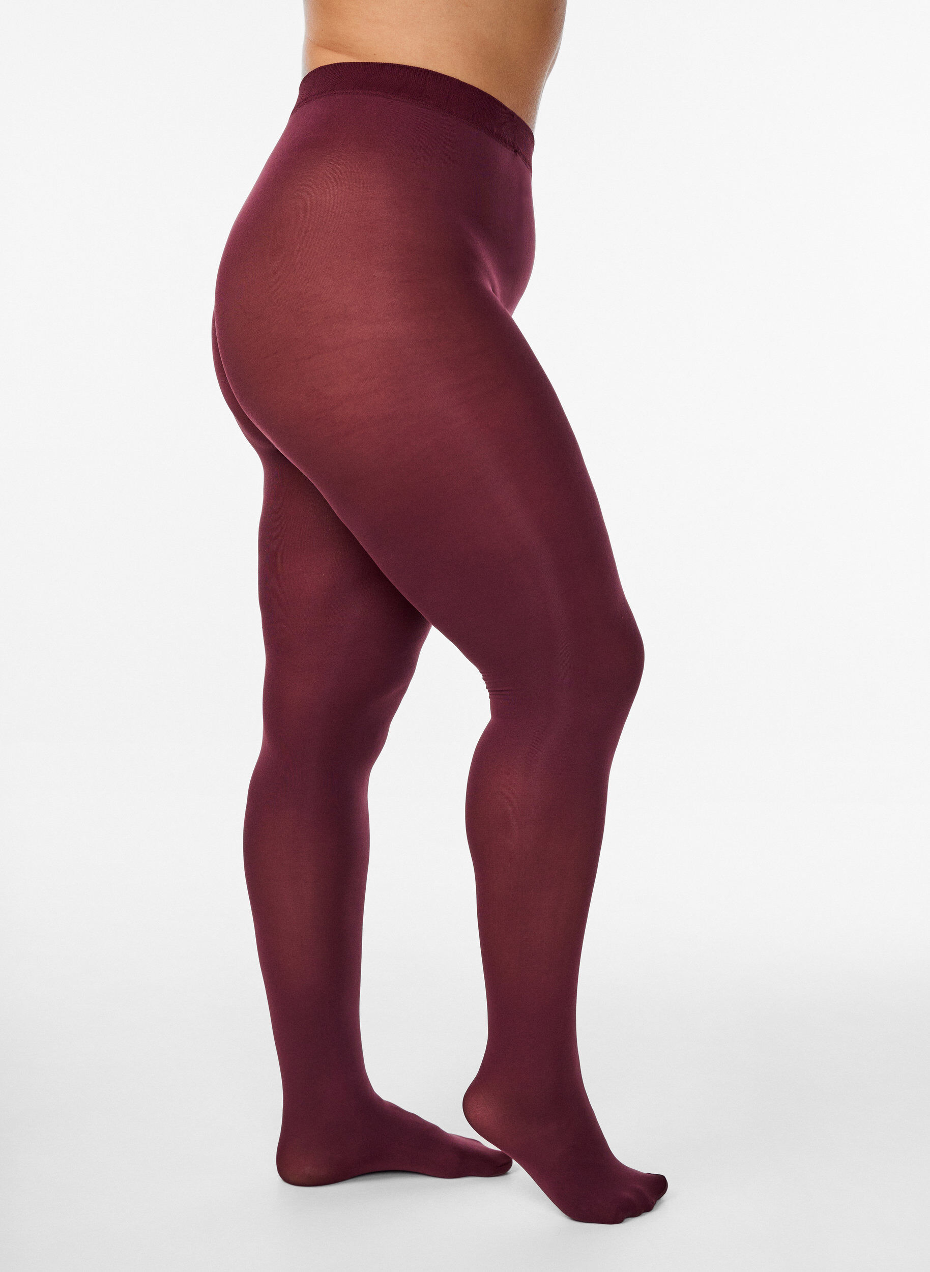 ZizziCollants 100 deniers, Bordeaux, Model image number 2