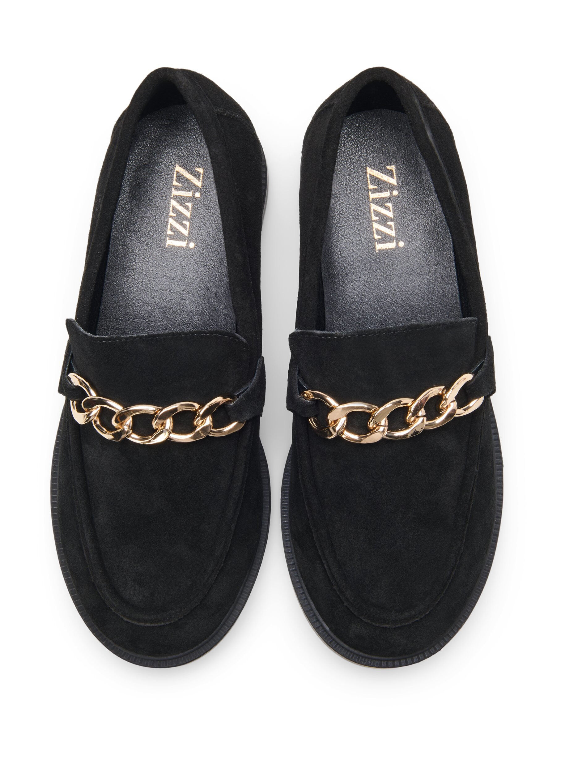 Zizzi Mocassins larges, Black, Packshot image number 1