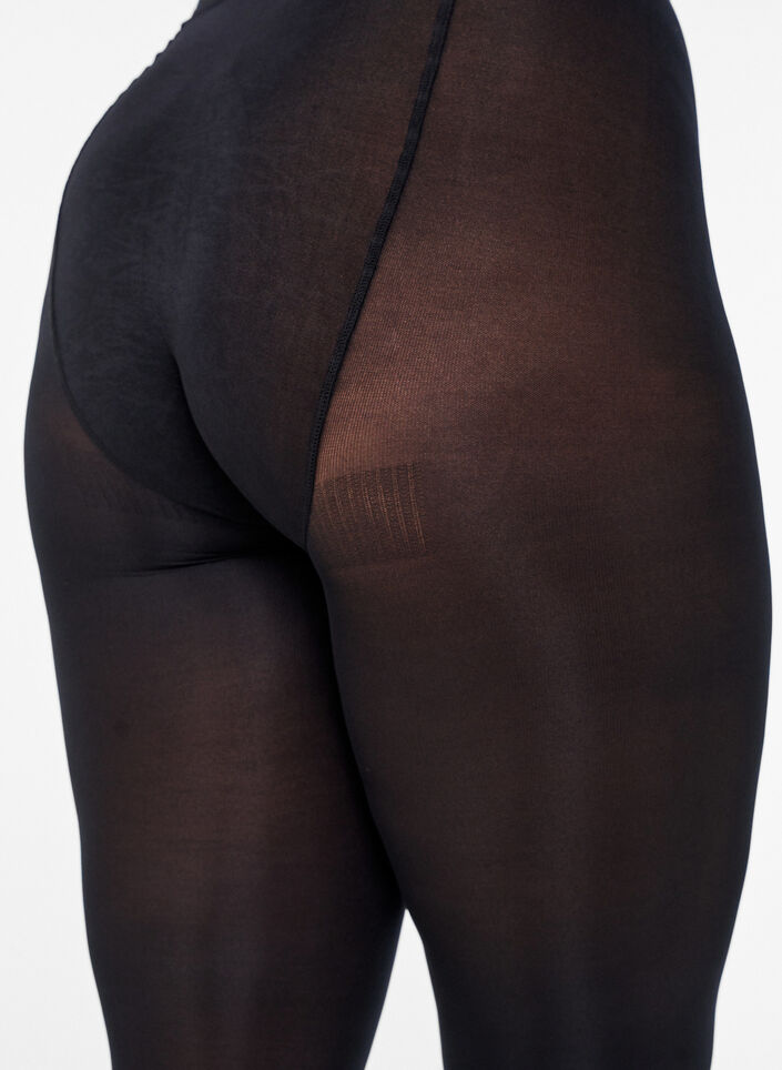 Lot de 2 collants en 60 deniers, Noir, Packshot image number 2