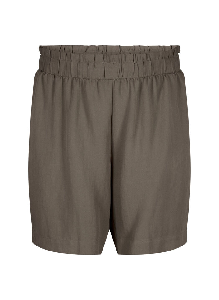 Short ample en viscose, Chocolate Chip, Packshot image number 0