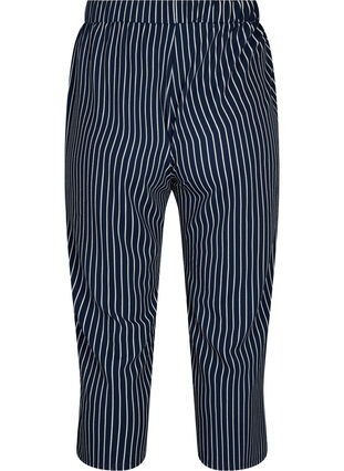 Pantalon ample avec longueur 7/8, Navy Blazer Stripe, Packshot image number 1