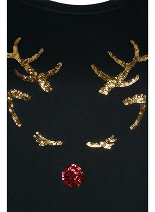 Robe pull de Noël, Black Reindeer, Packshot image number 2