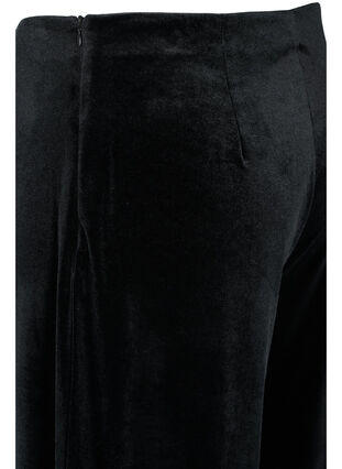 Pantalon en velours avec largeur, Black, Packshot image number 3