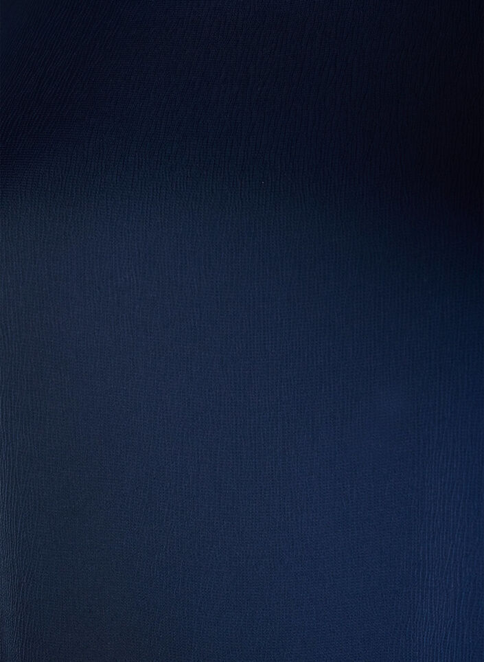 Blouse en satin &agrave; manches au coude, Bleu, Packshot image number 2
