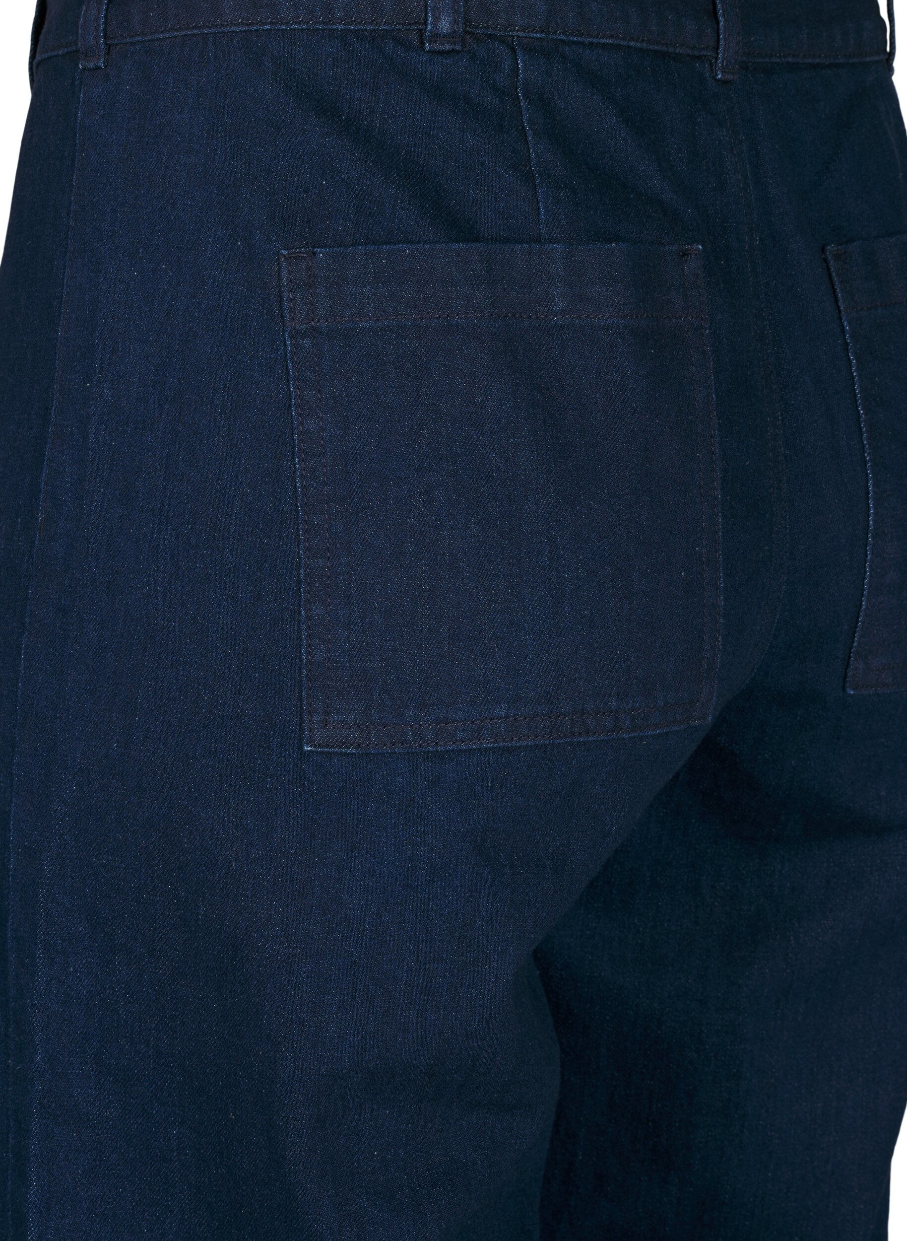 Zizzi Jean large taille haute, Bleu, Packshot image number 3