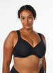 Soutien-gorge minimiseur avec bretelles rembourr&eacute;es, Noir, Model image number 0