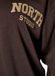 Cardigan bomber sportif avec zip et col montant, Marron, Packshot image number 2