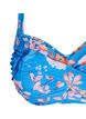 Haut de bikini imprimé, Bright Blue Print, Packshot image number 2