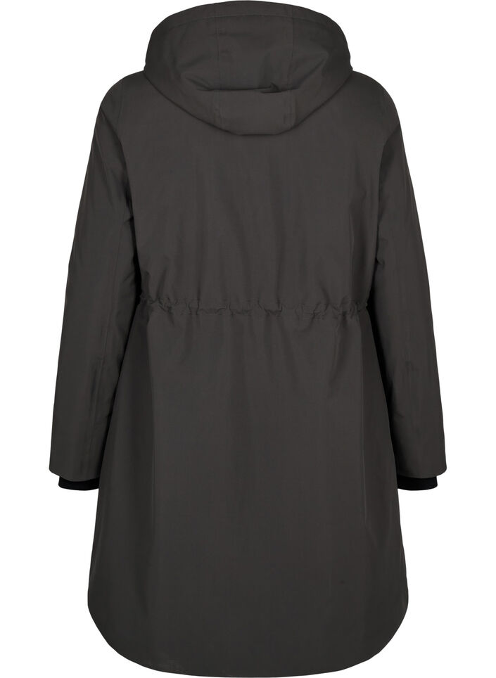 Parka d'hiver fonctionnelle avec capuche, Raven, Packshot image number 1