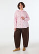 Chemise avec cerises brod&eacute;es, Rose, Model image number 1