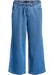 Jean ample &agrave; ceinture &eacute;lastique et cordon de serrage, Bleu, Packshot image number 0