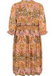 Robe midi imprimée avec smock et manches 3/4, Colorful Ethnic, Packshot image number 1