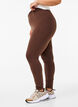 Leggings en coton avec doublure, Marron, Model image number 2